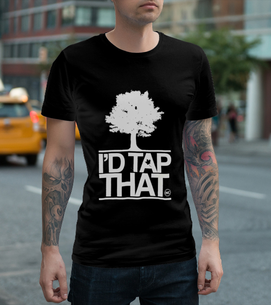 Tree I'd Tap That Pun With Maple Leaf T-Shirt