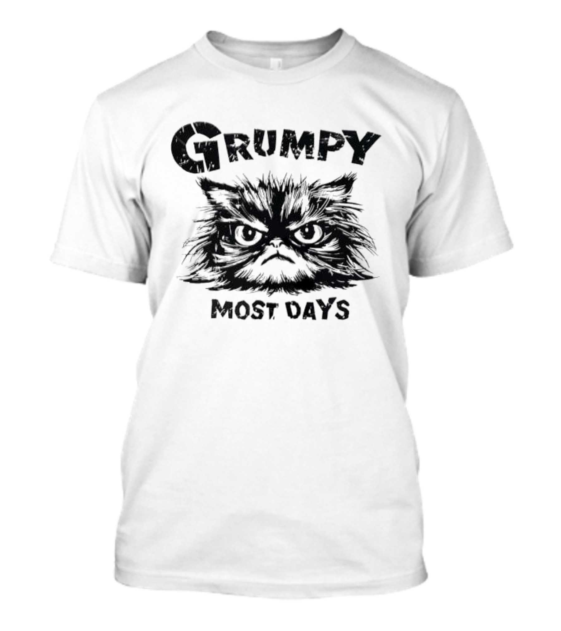 Grumpy Cat Most Days Mood Face T-Shirt