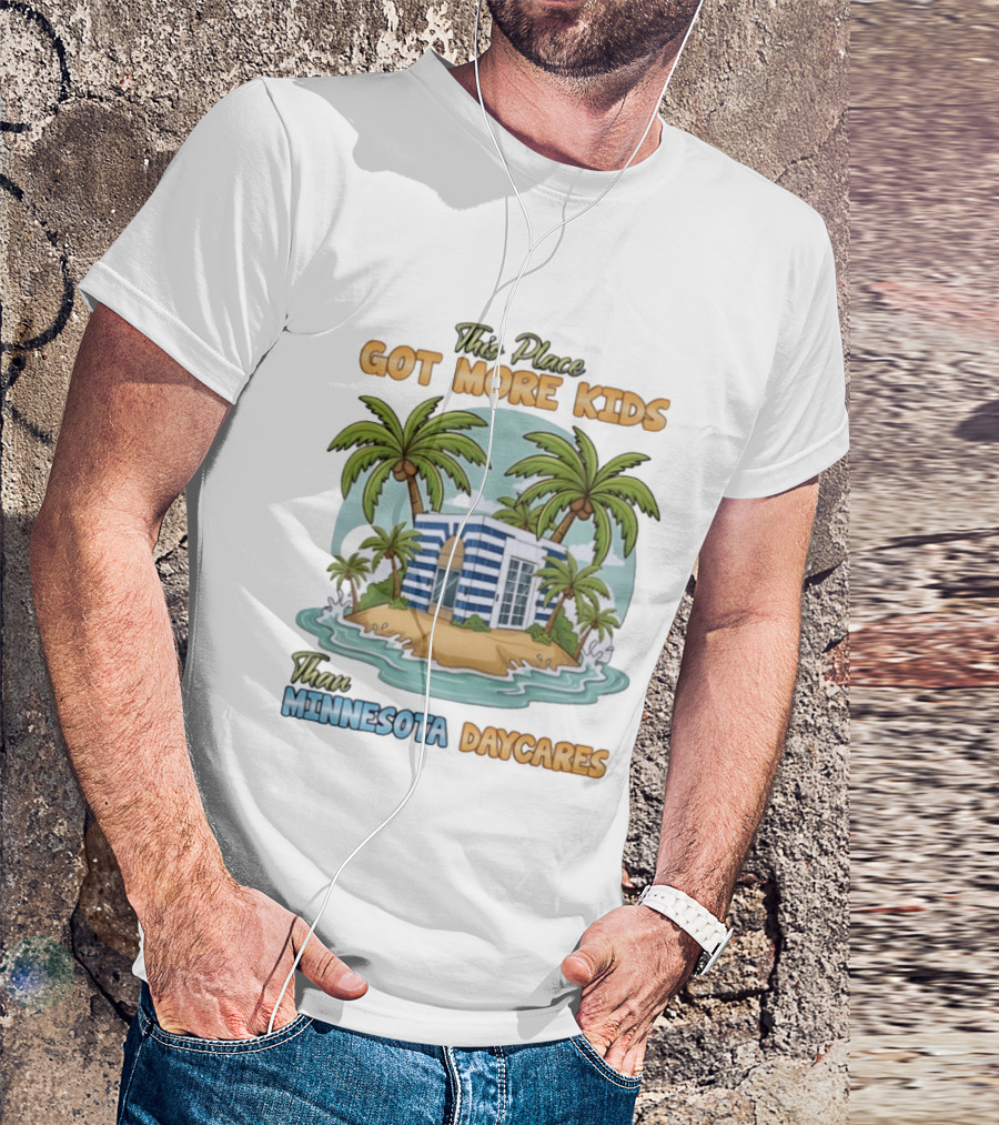 House On Small Island With More Kids Than Minnesota Daycares Tropical T-Shirt