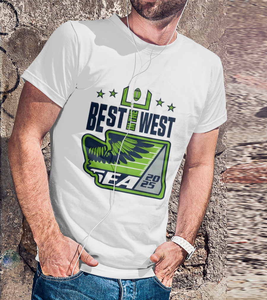 Seattle Seahawks Best In The West 2025 NFC Champions T-Shirt