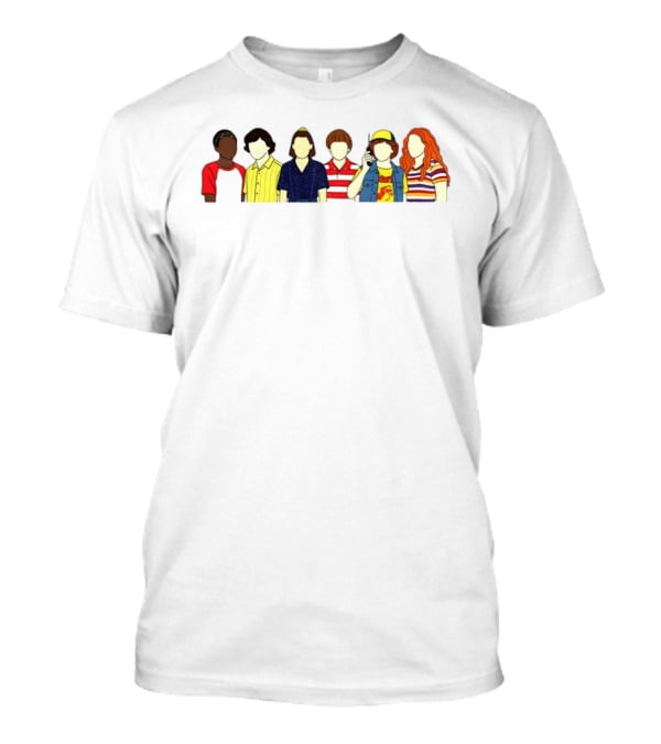 Stranger Things Season 3 Iconic Character Outfits 80s Fashion T-Shirt