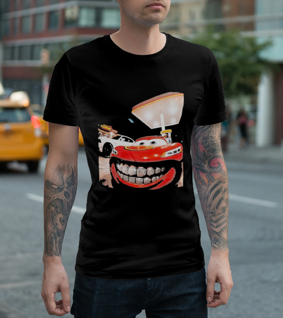 Cars Lightning McQueen Grills Radiator Springs Charger T-Shirt
