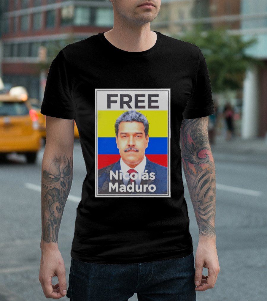 FREE Nicolás Maduro Venezuela Flag Political T-Shirt