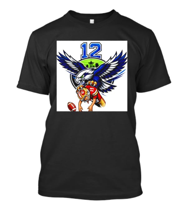Seattle Seahawks 12th Man Meme Brock Purdy San Francisco 49ers Football Rivalry T-Shirt