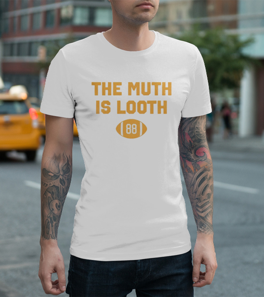 Pittsburgh Steelers Pat Freiermuth 88 The Muth Is Looth Football T-Shirt
