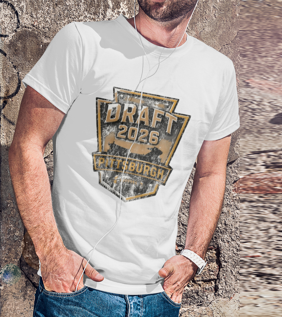 Pittsburgh Draft 2026 Vintage Steelers Football T-Shirt