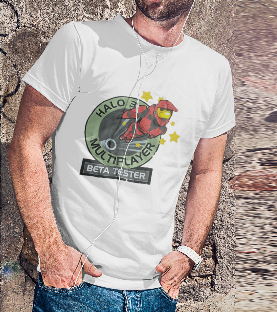 Halo 3 Multiplayer Beta Tester Exclusive Red Spartan T-Shirt