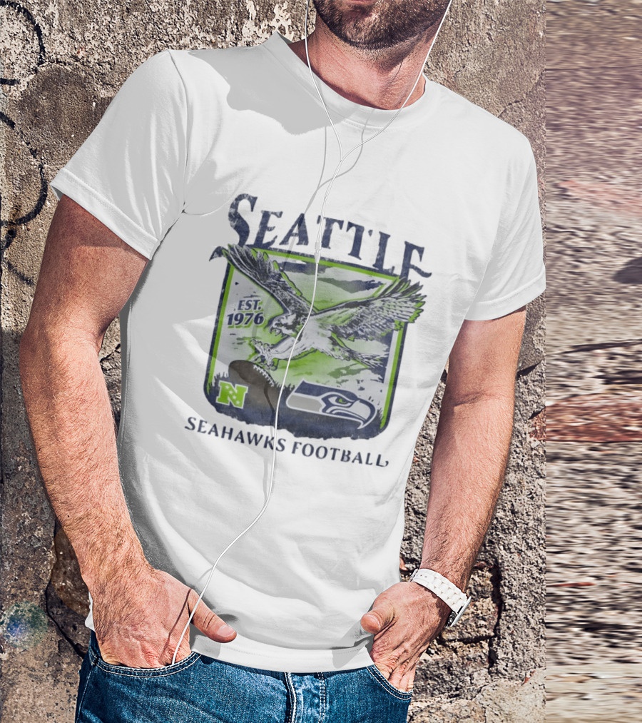 Seattle Seahawks Football EST 1976 NFL Team T-Shirt