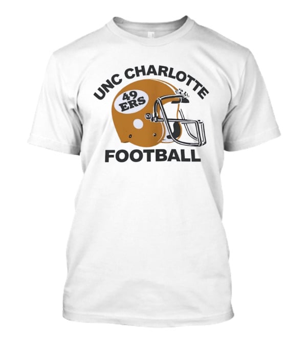 UNC Charlotte Football 49ers Helmet T-Shirt