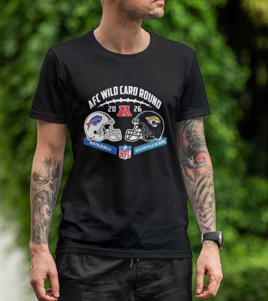 Buffalo Bills Vs Jacksonville Jaguars AFC Wild Card Round 2026 NFL Matchup T-Shirt