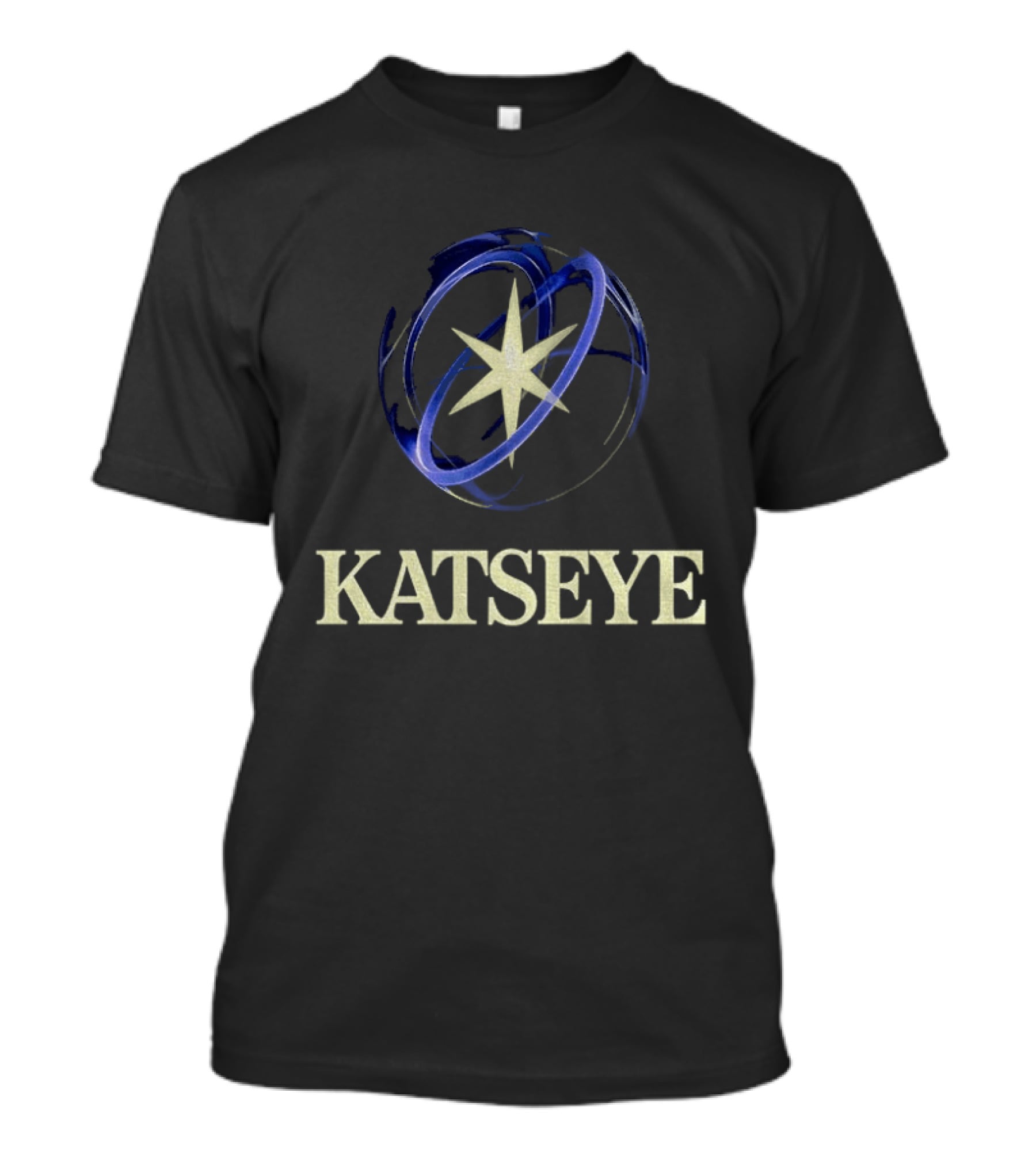 Katseye Band Idea Concert Wear Black Orb Star T-Shirt