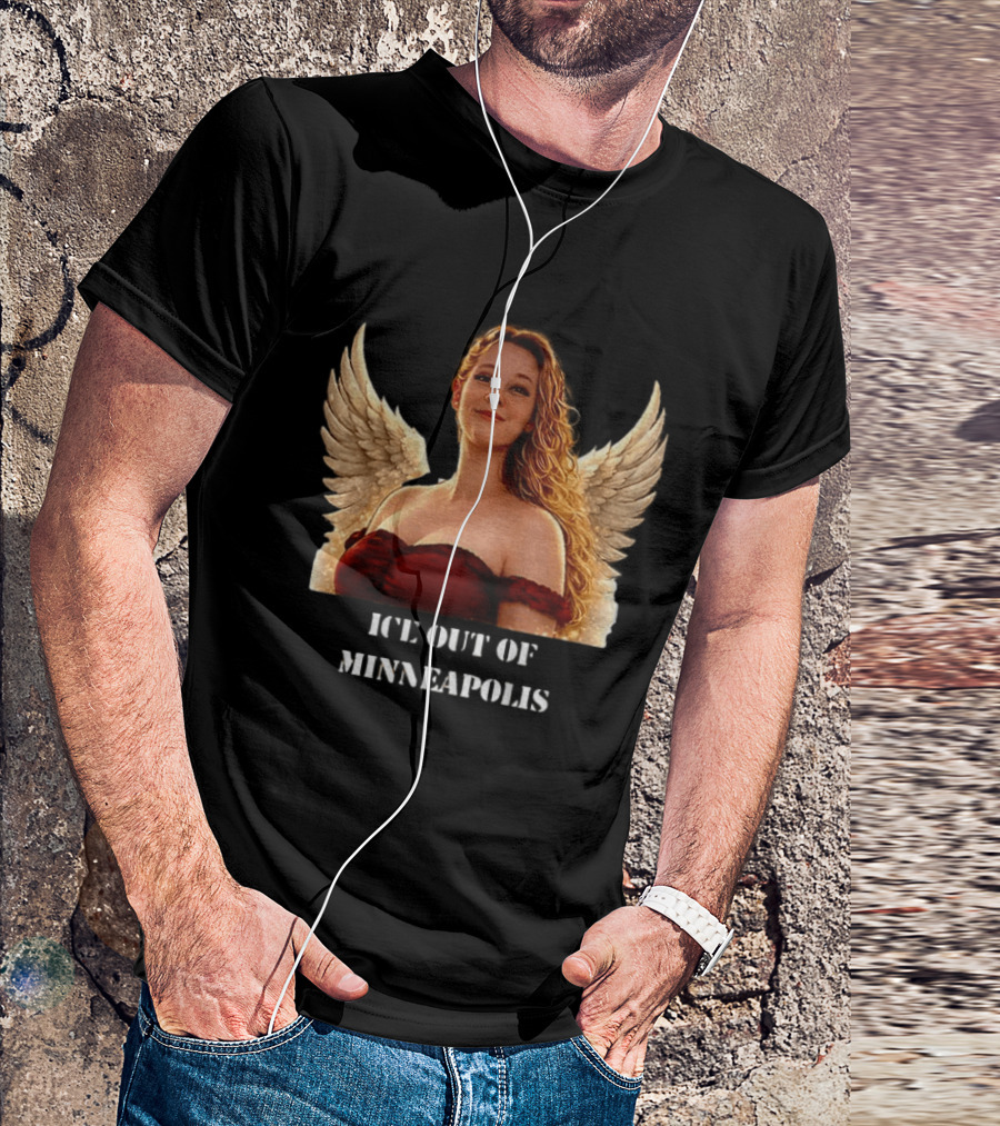 Minnesota Mayor Ice Out Of Minneapolis Justice For The Renee Nicole Angel Wings T-Shirt