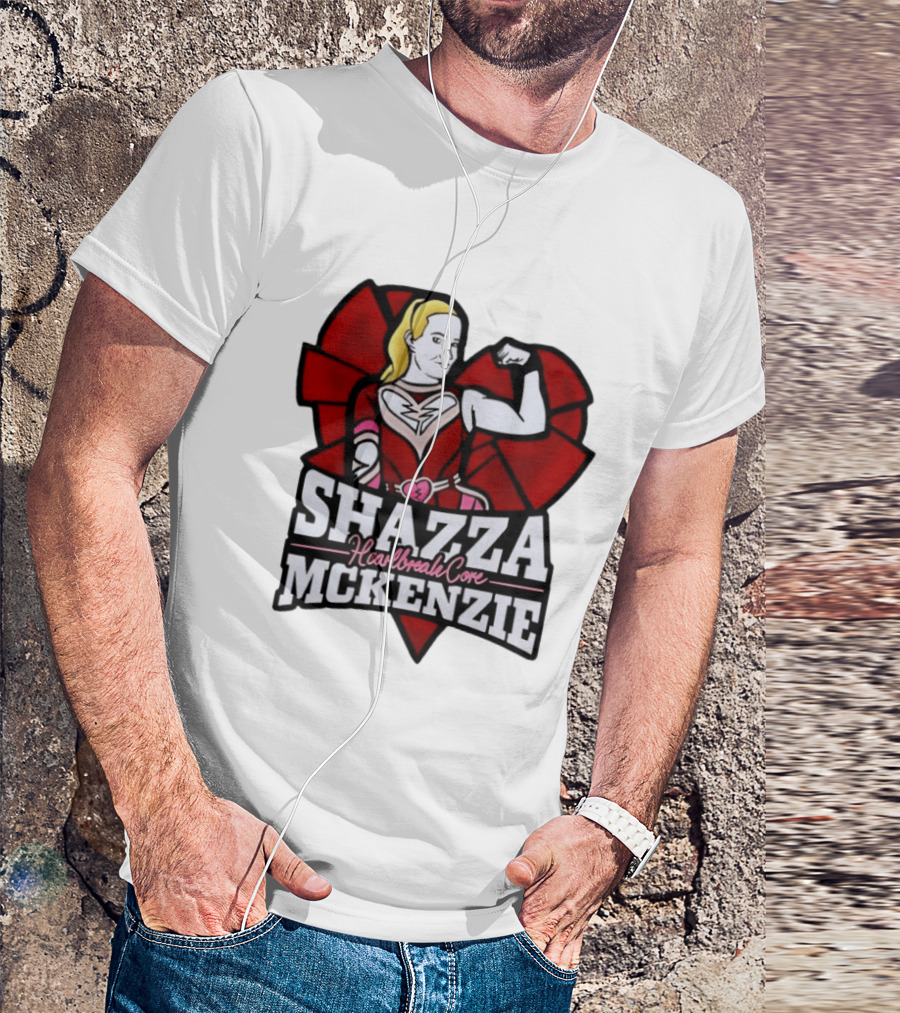 Shazza McKenzie Heartbreak Core Wrestling Superhero T-Shirt