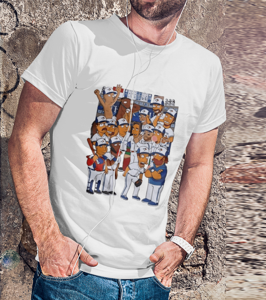The Simpsons Toronto Blue Jays Baseball 2025 World Series Celebration T-Shirt