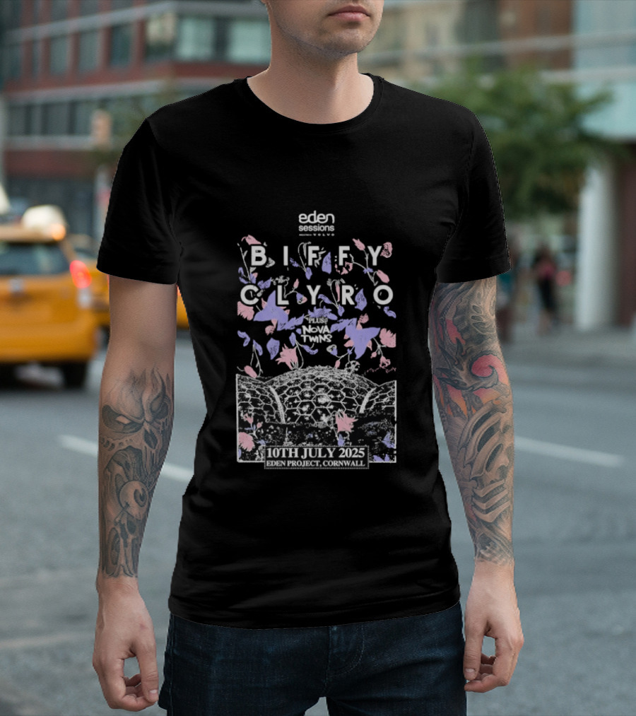 Eden Sessions Presents Biffy Clyro Live 10th July 2025 Eden Project Cornwall T-Shirt