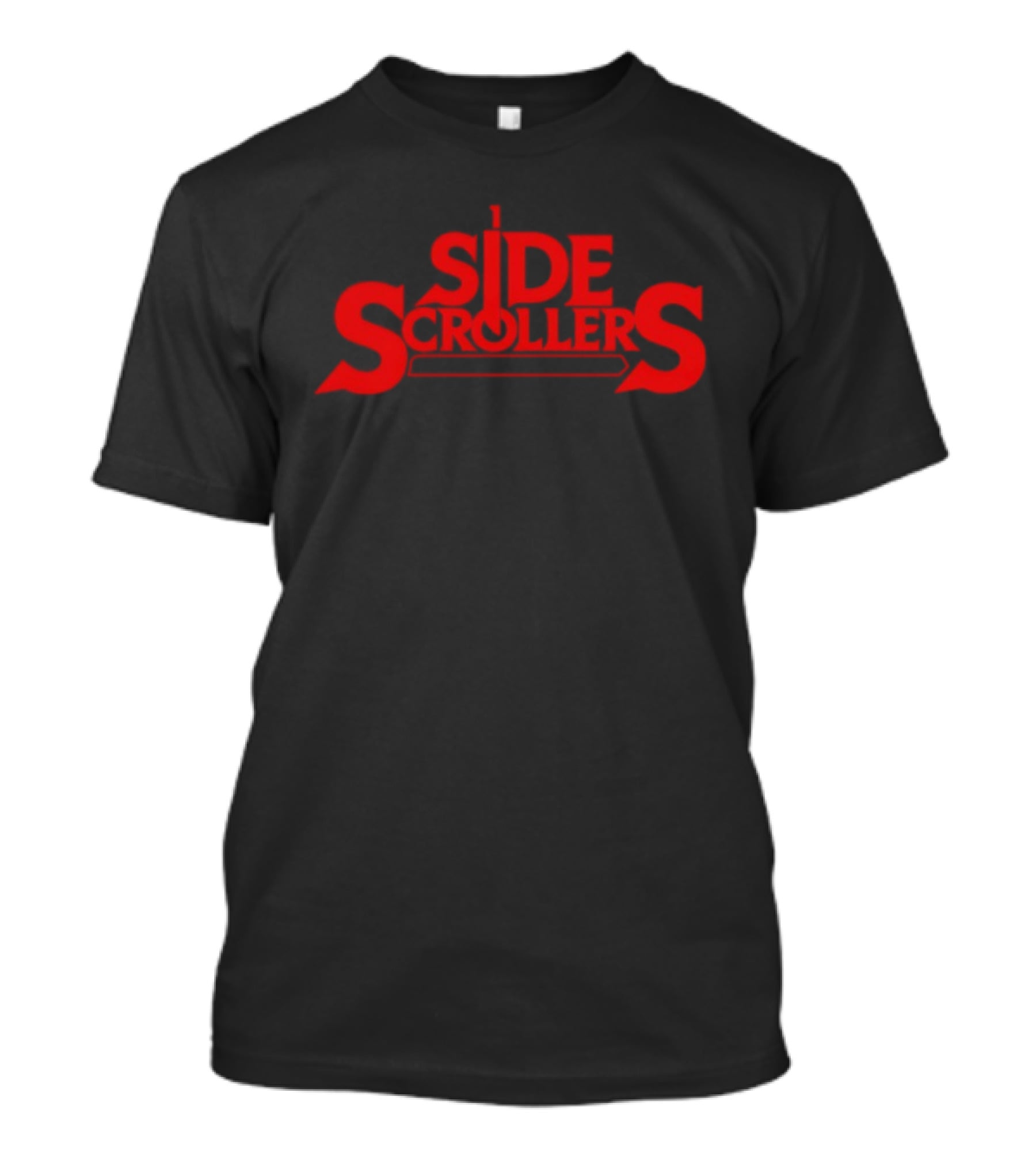 Side Scrollers Classic Red Gaming T-Shirt
