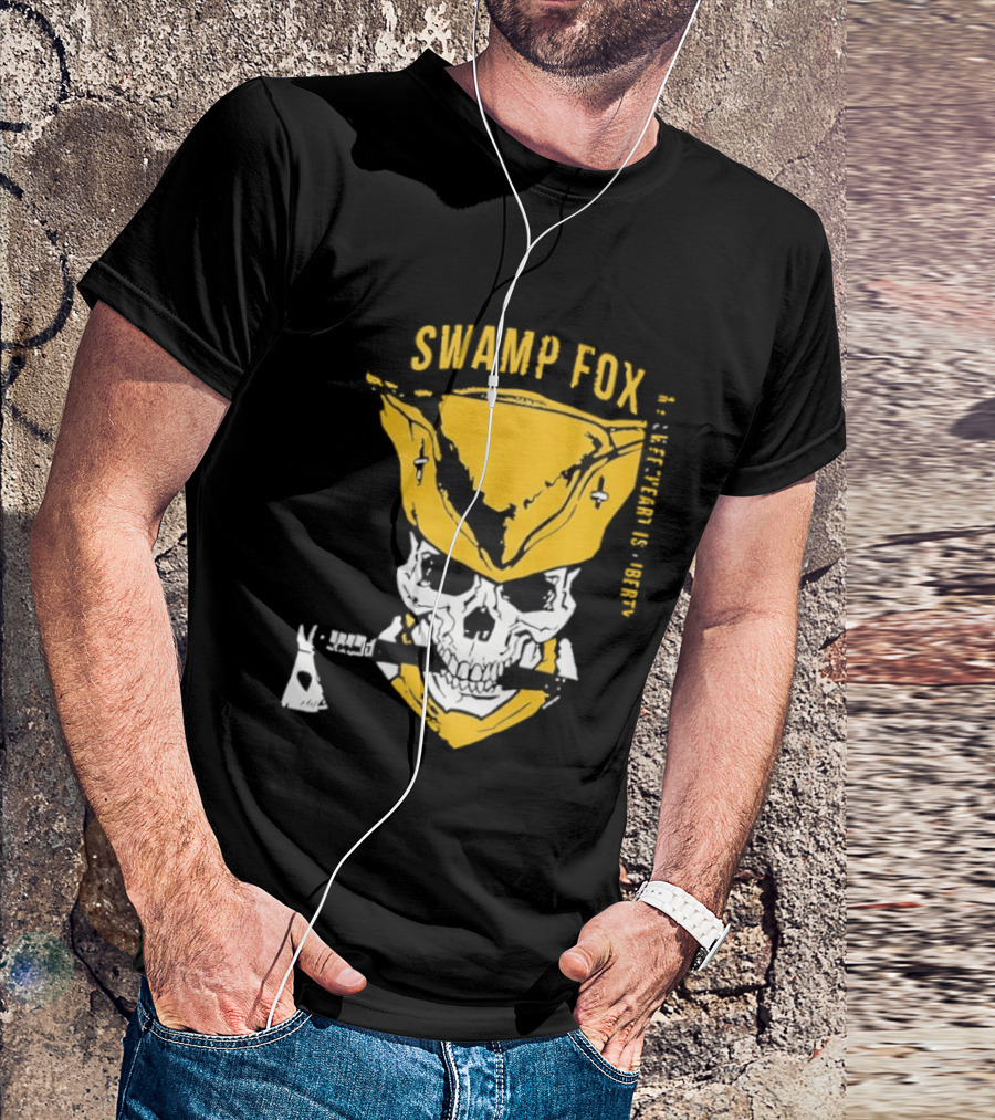 SWAMP FOX Skull My Sweetheart Is Liberty T-Shirt