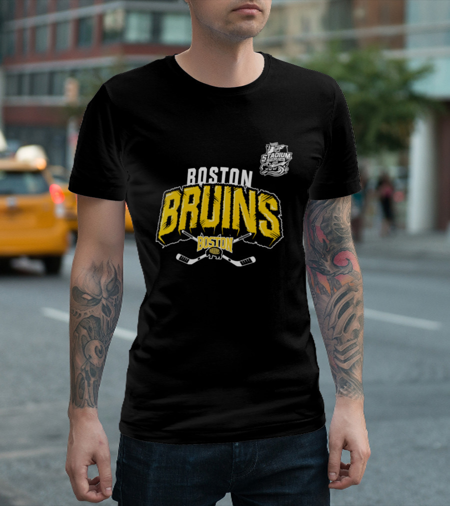 Boston Bruins Skull Tampa Bay Lightning NHL Hockey T-Shirt