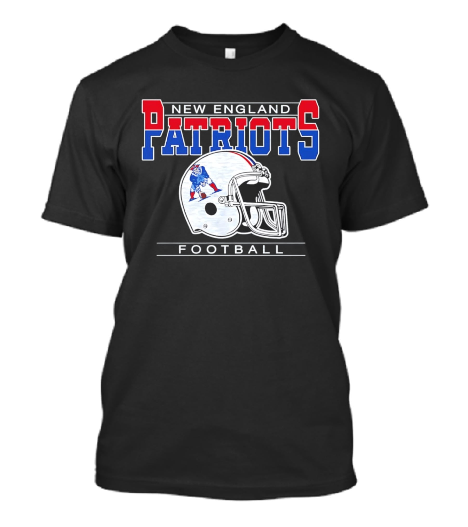 New England Patriots Franklin Helmet Football T-Shirt