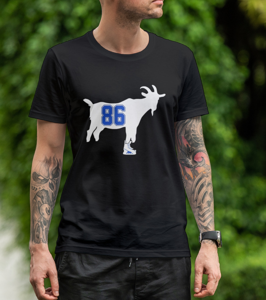 Nikita Kucherov Goat 86 Tampa Bay Lightning Hockey Skates T-Shirt