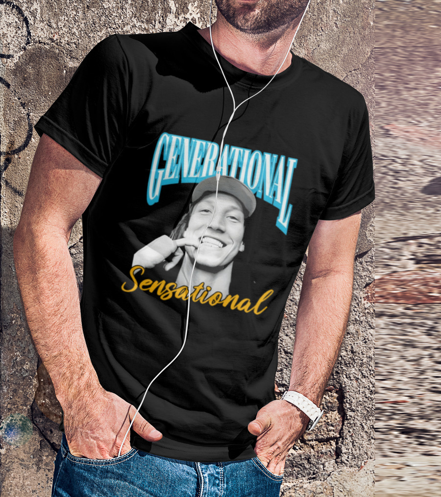 Generational Sensational Trevor Lawrence Jacksonville Jaguars T-Shirt