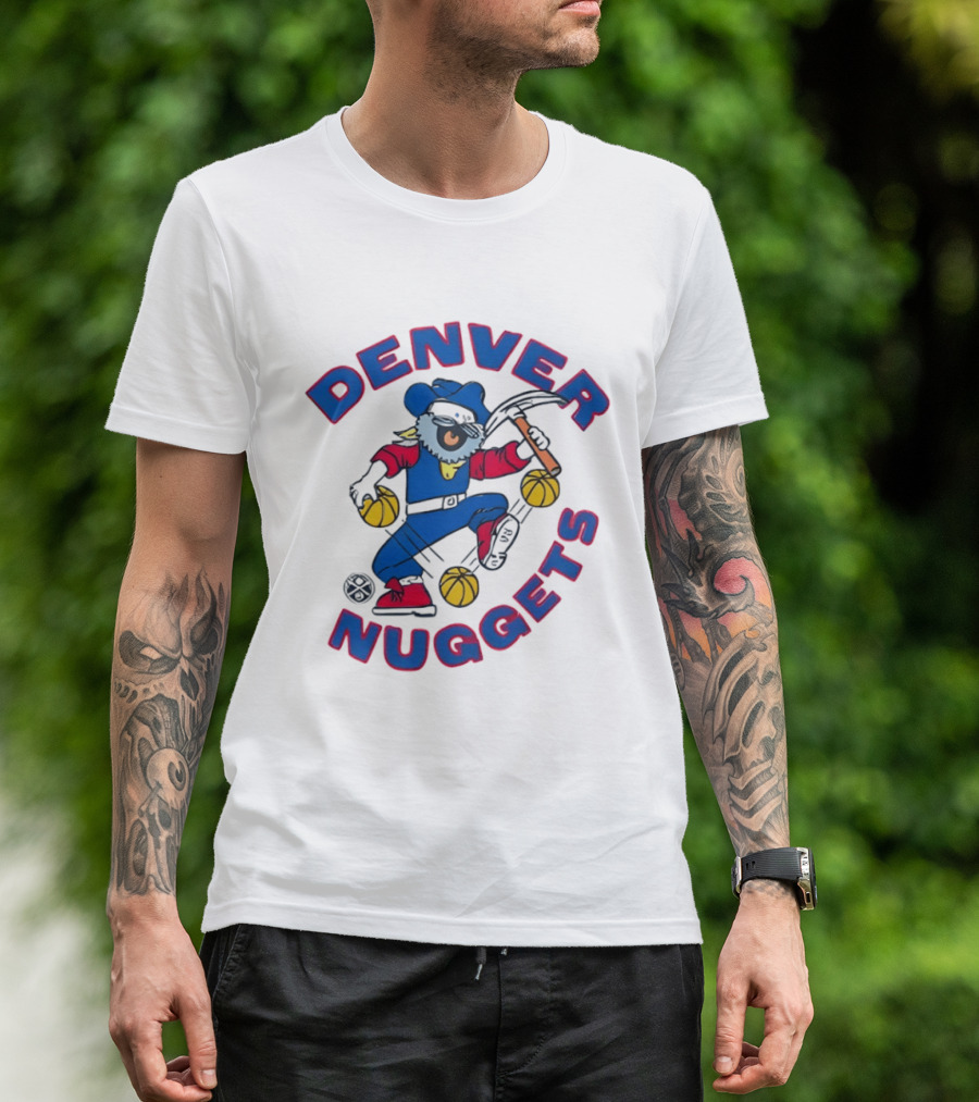 Denver Nuggets Maxie The Miner Basketball Novelty T-Shirt