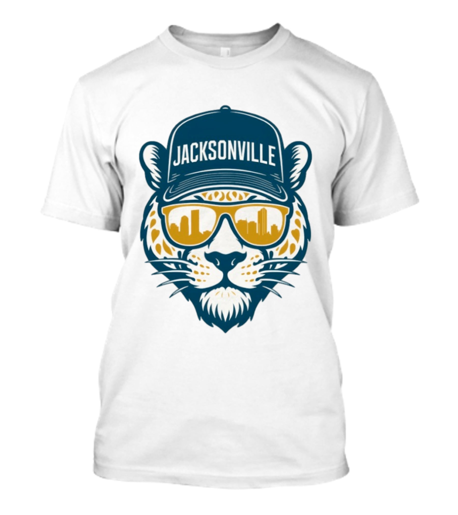 Jacksonville Jaguars Duval Football 2025 Skyline T-Shirt