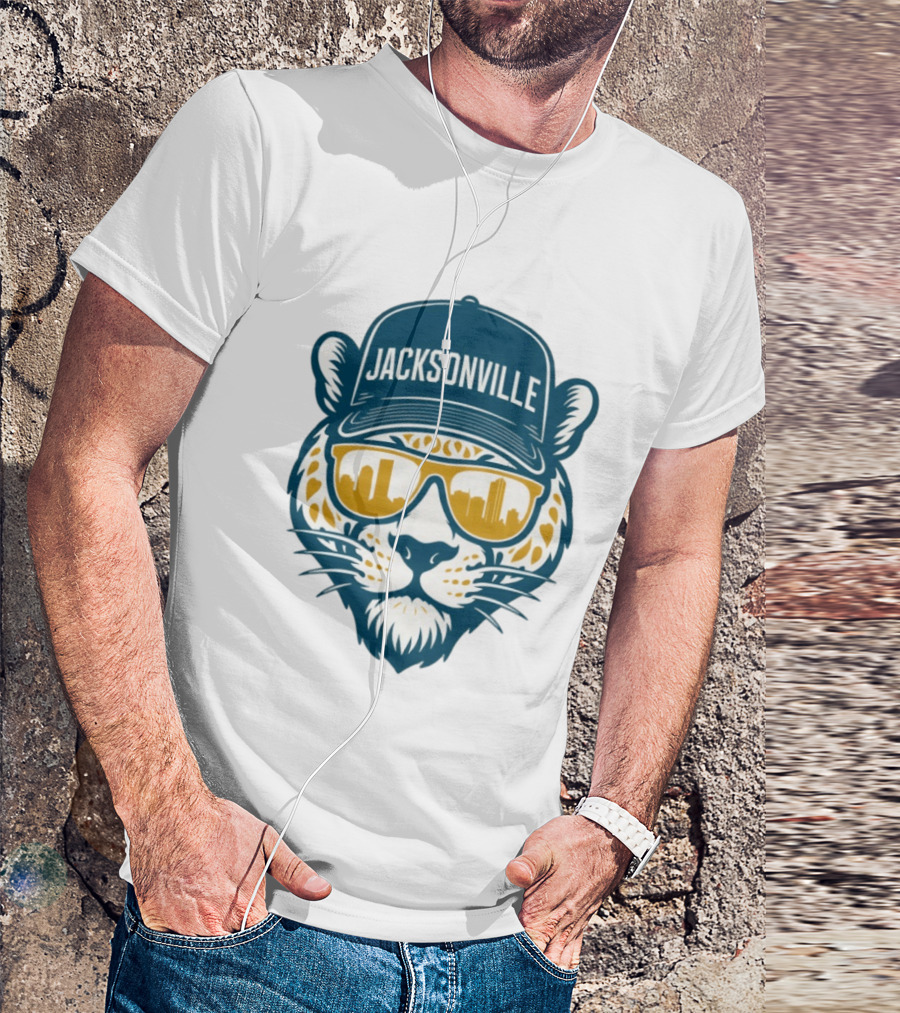 Jacksonville Jaguars Duval Football 2025 Skyline T-Shirt