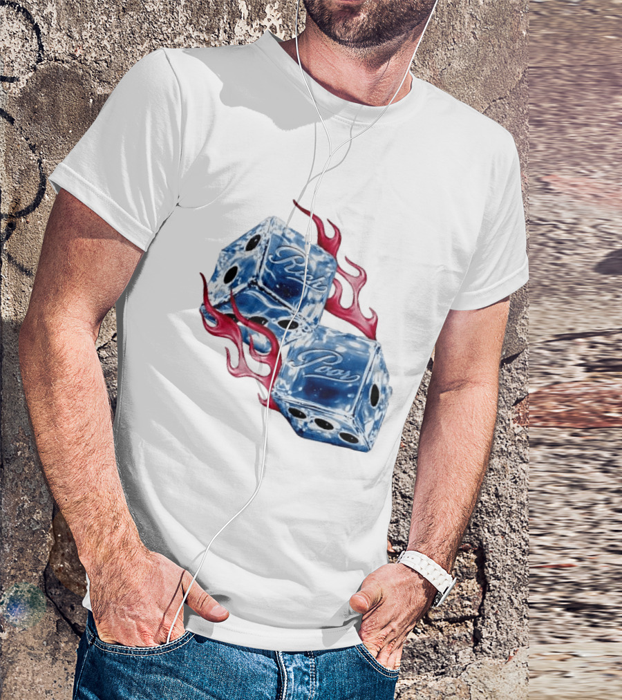 Rich Poor Ice Fiery Dice T-Shirt