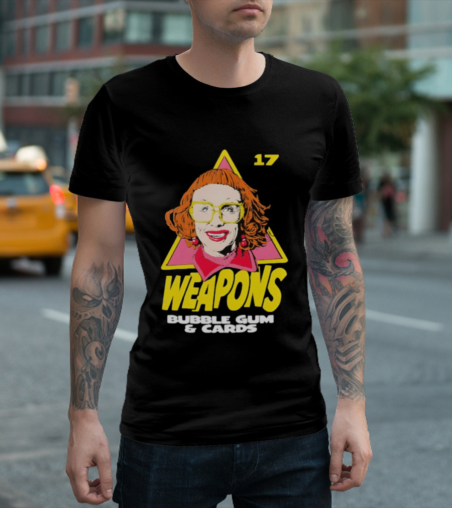 Aunt Gladys Weapons 17 Bubble Gum & Cards T-Shirt