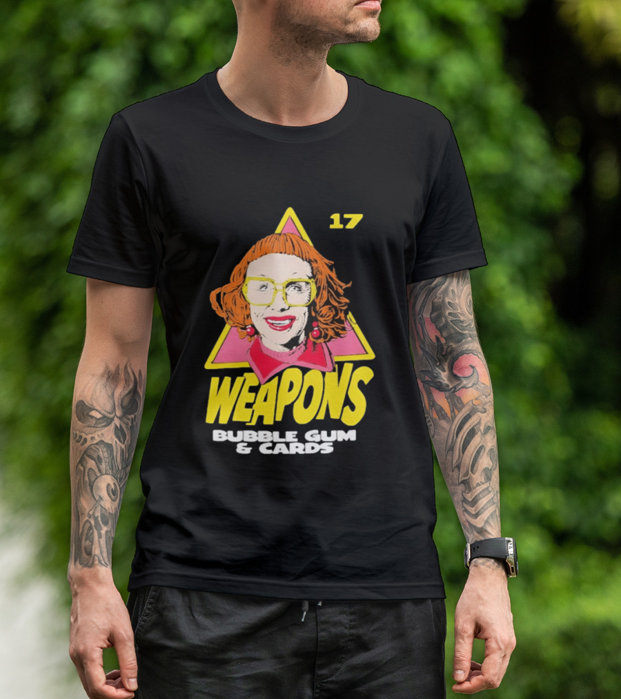 Aunt Gladys Weapons 17 Bubble Gum & Cards T-Shirt