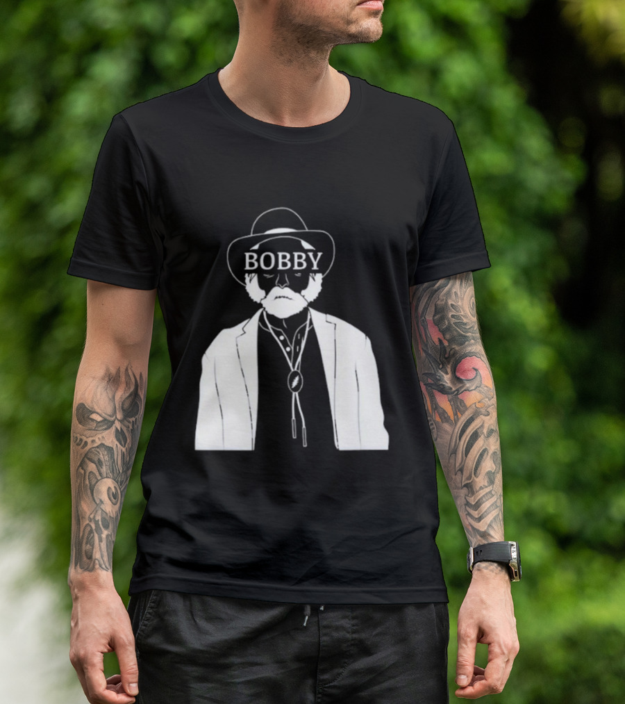 Bobby Bob Weir Grateful Dead Shakedown Drawing T-Shirt