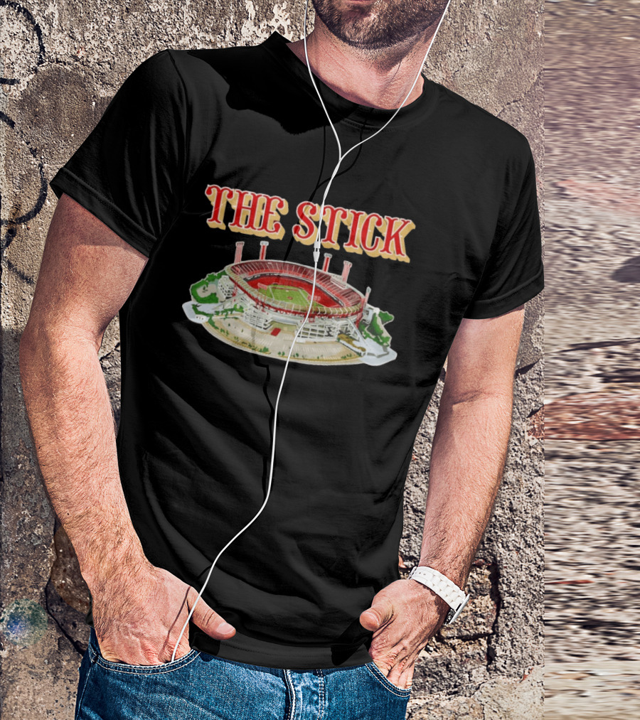 The Stick Candlestick Park San Francisco 49ers Stadium Football T-Shirt
