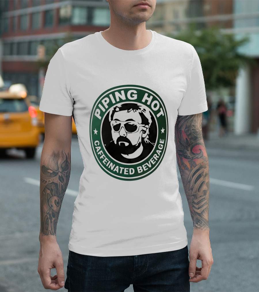 Piping Hot Caffeinated Beverage Adam The Woo T-Shirt