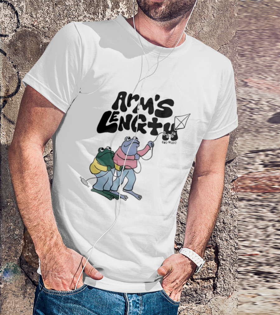 Arm's Length Frog And Toad Kite Emo Music T-Shirt