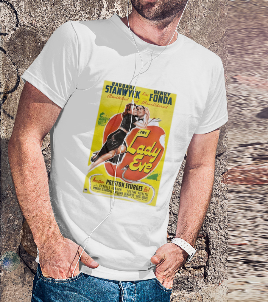 Barbara Stanwyck Henry Fonda The Lady Eve Bewitched Bewildered T-Shirt