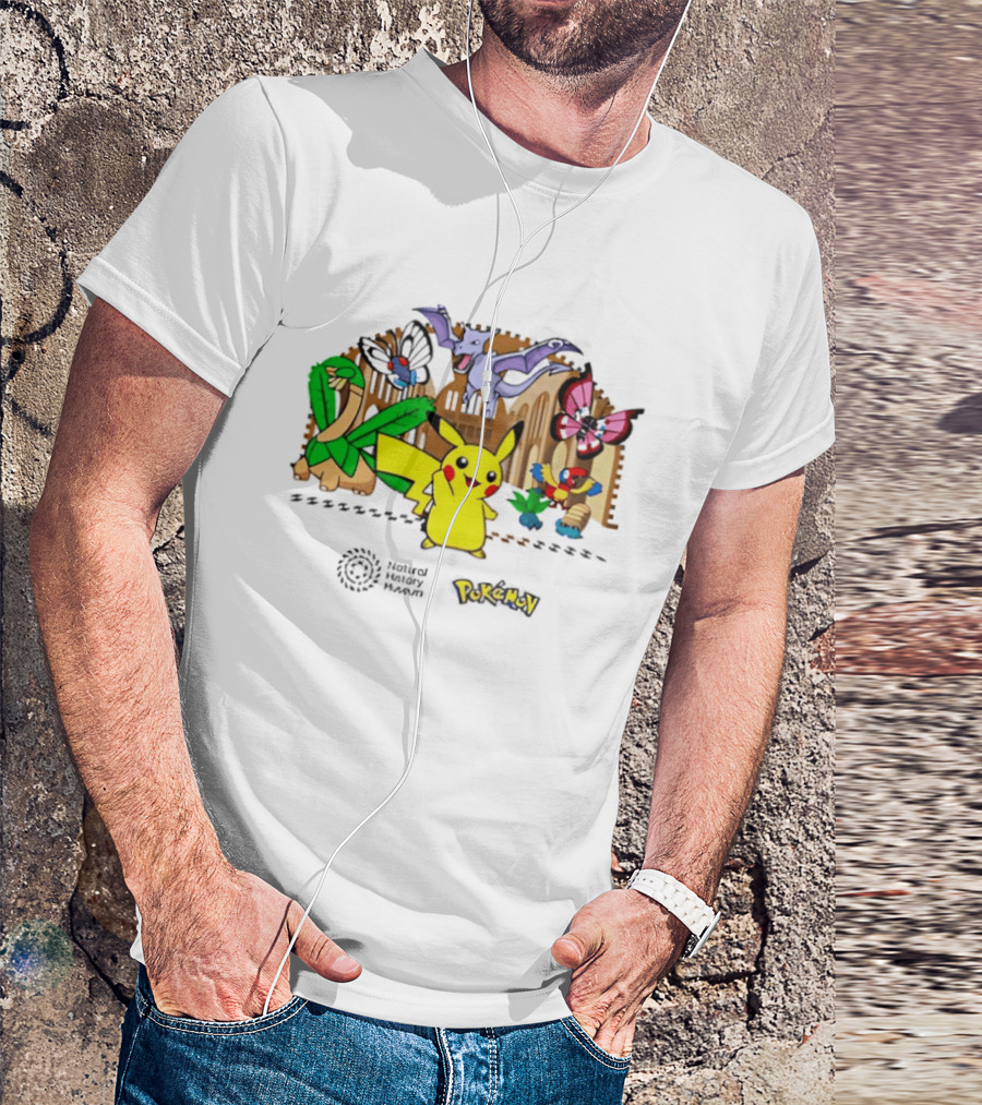 Pokémon Natural History Museum 2026 Pikachu And Friends Adventure T-Shirt