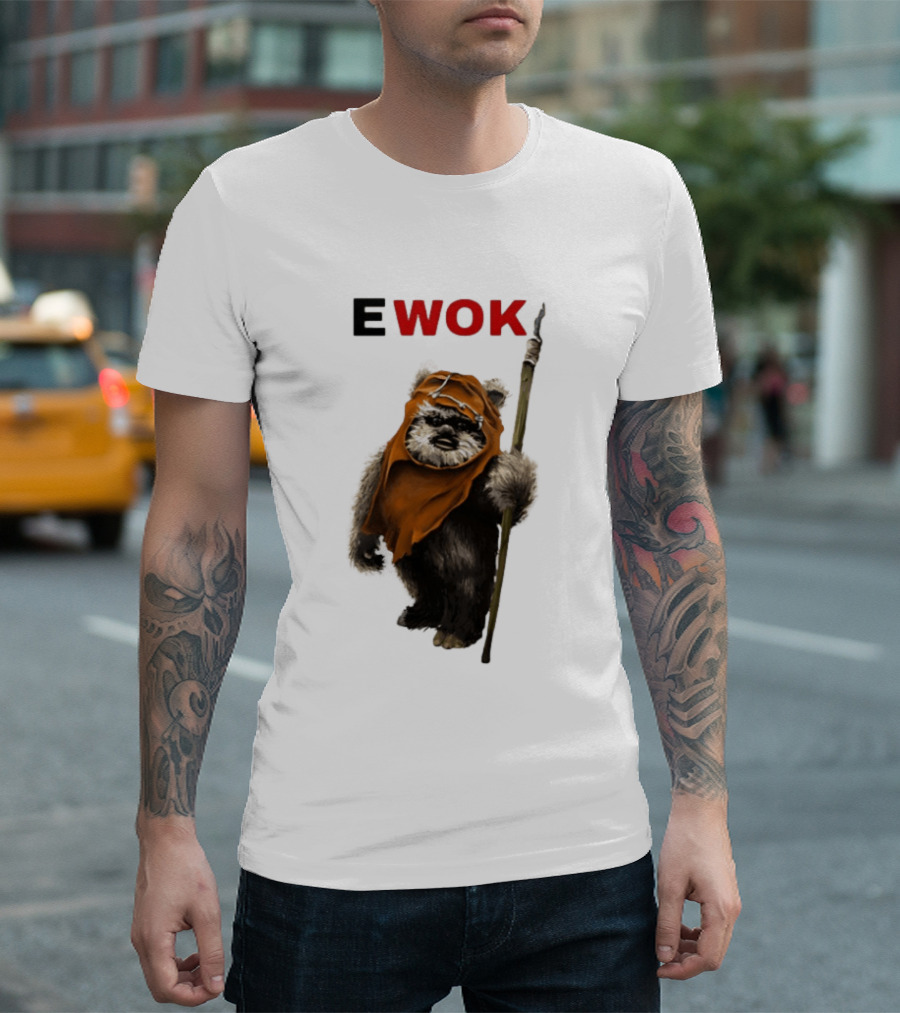 Ewok Wicket W Warrick Star Wars Character Iconic Film Creature T-Shirt