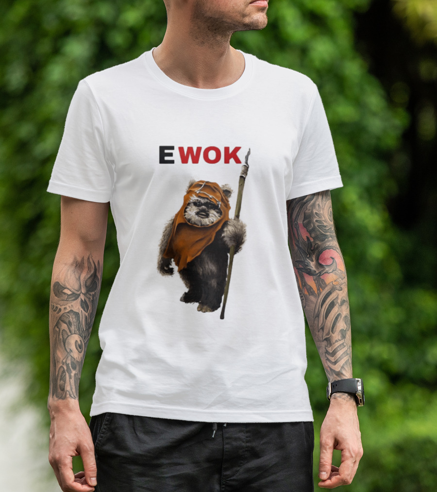Ewok Wicket W Warrick Star Wars Character Iconic Film Creature T-Shirt