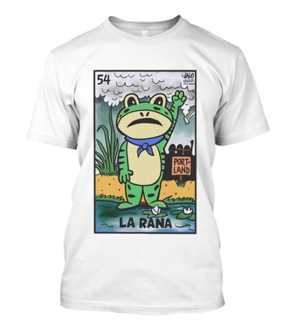 54 La Rana Frog Portland Lalo Clicowvis T-Shirt