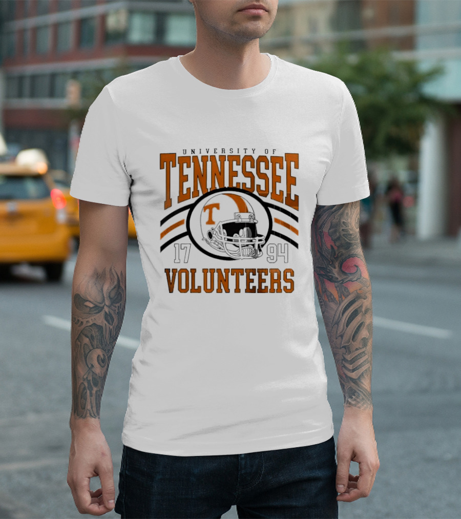 University Of Tennessee Volunteers Helmet 1794 Football Team Heritage T-Shirt