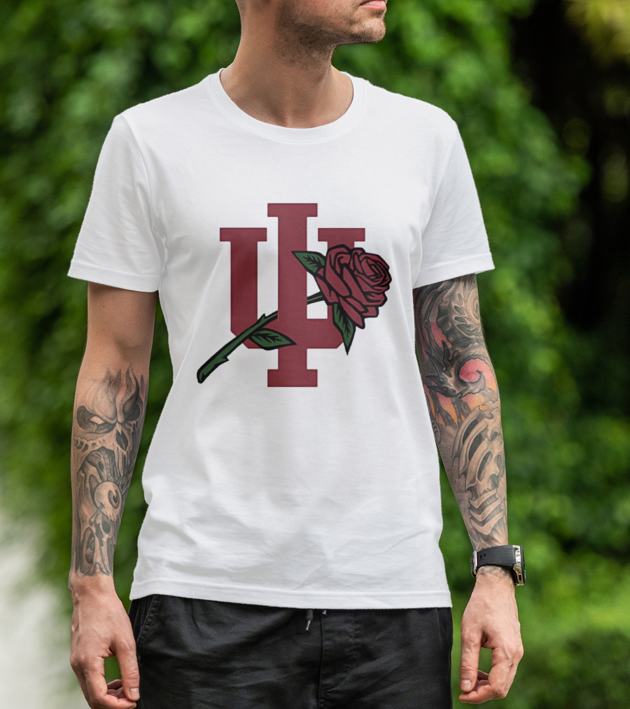Indiana Hoosiers IU Rose T-Shirt