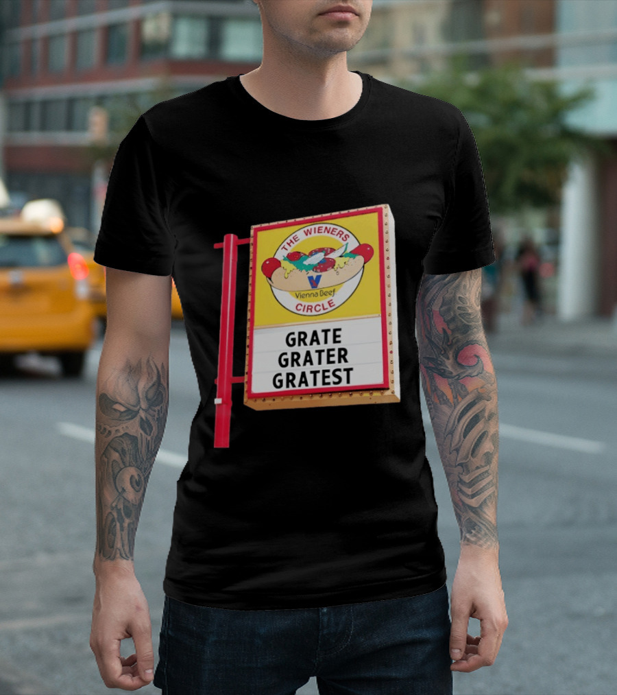 The Wieners Circle Vienna Beef Grate Grater Gratest T-Shirt