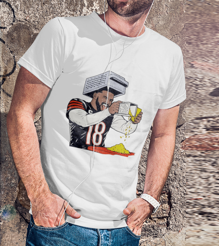 Caleb Williams Cheese Grater Chicago Bears Football Comedy T-Shirt