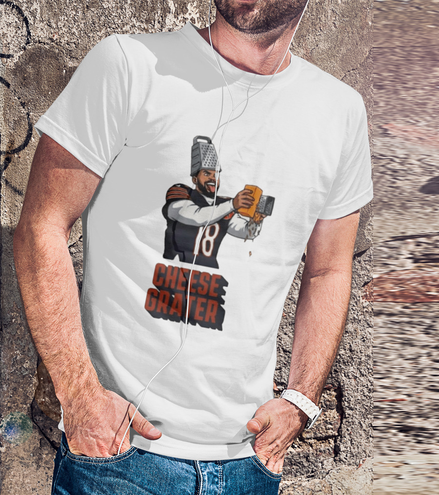 Caleb Williams Cheese Grater Chicago Football Humor T-Shirt
