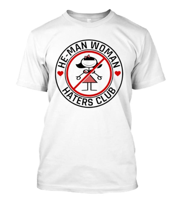 He Man Woman Haters Club Lil Rascal Circle T-Shirt