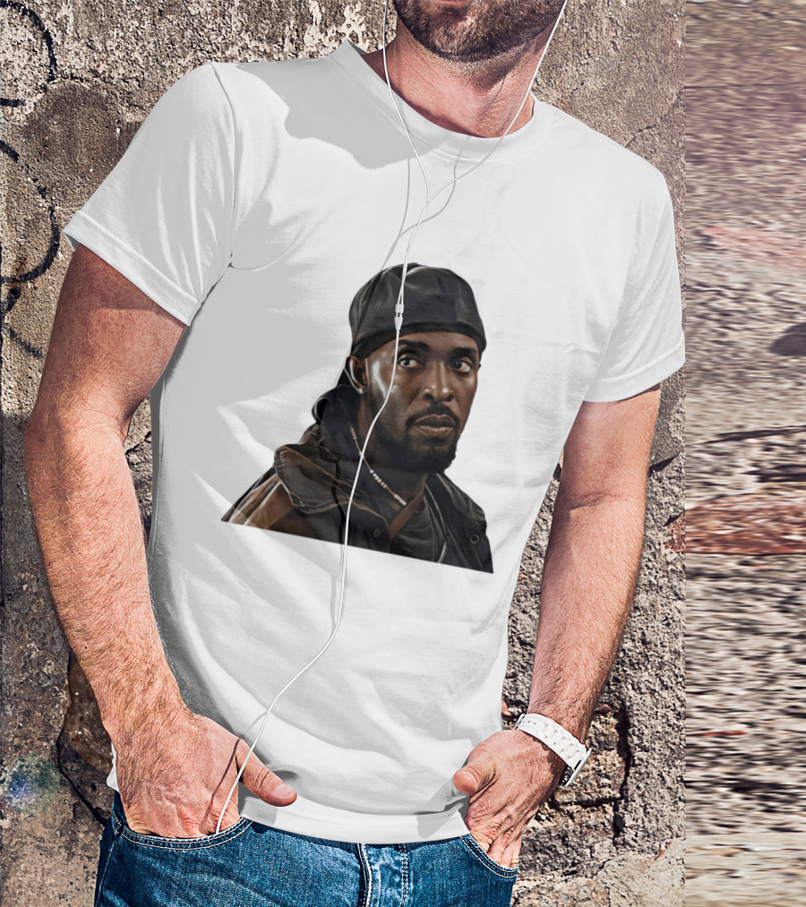 Tray Chaney The Wire Omar Leather Hat Beaded Necklace T-Shirt