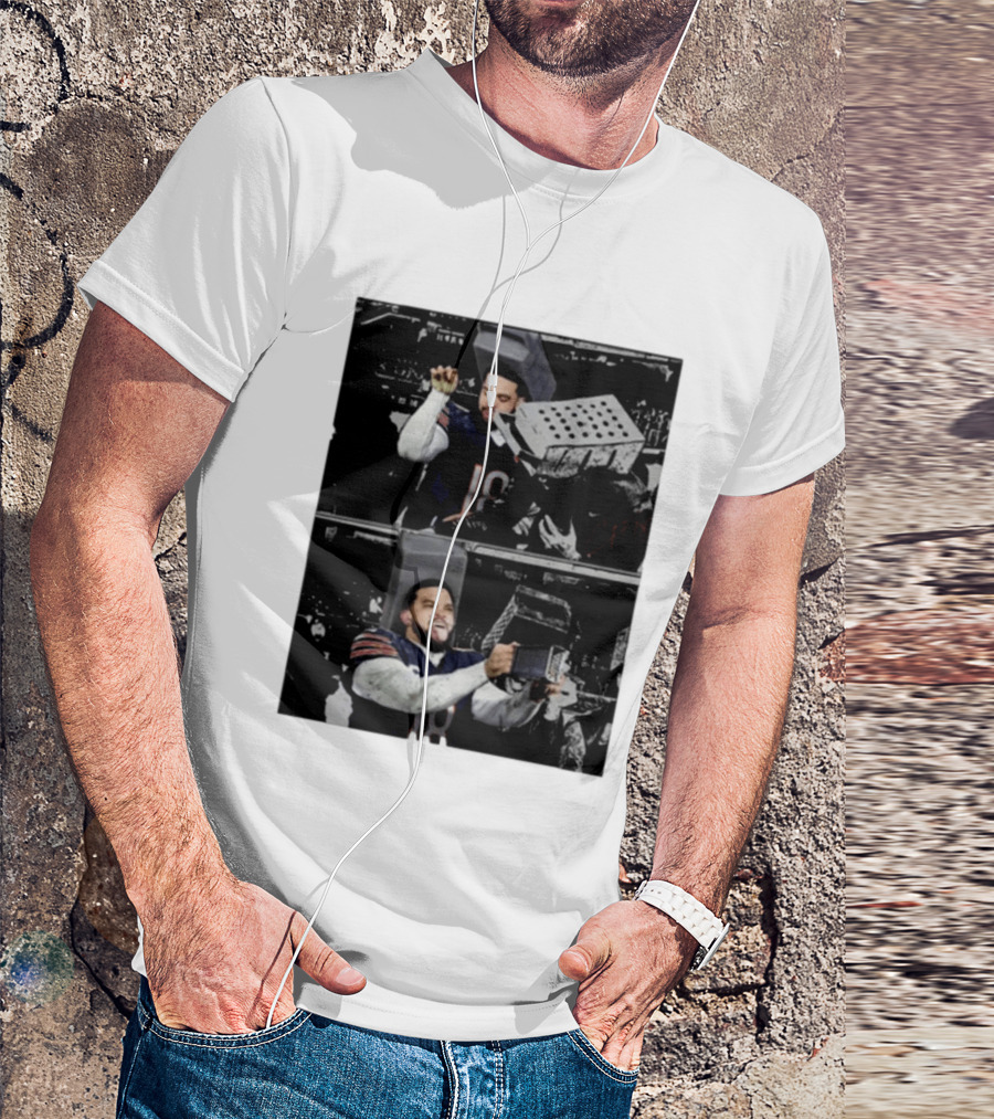 Caleb Cheese Grater Chicago Bear Football Fan Meme T-Shirt