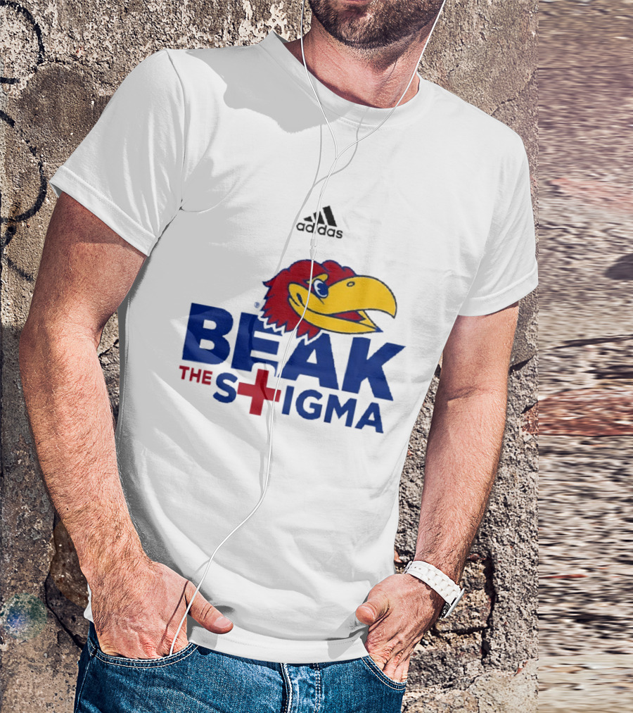 Adidas Kansas Jayhawks Beak The Stigma T-Shirt