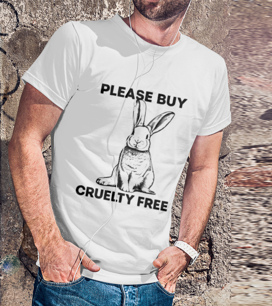 Please Buy Cruelty Free Bunny T-Shirt